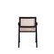 Manhattan Comfort Hamlet Dining Arm Chair in Black and Natural Cane DCCA09-BK - alternate 9